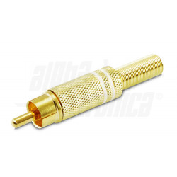 SPINA RCA POLARIZ/BIANCA ORO G/CAVO MOLL - ALP 17-75B