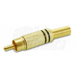 SPINA RCA POLARIZ/NERA ORO G/CAVO A MOL - ALP 17-75N