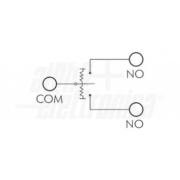 PULSANTE BIL.MINUAT 2P ON/OFF/ONF4.8 - ALP 320-047