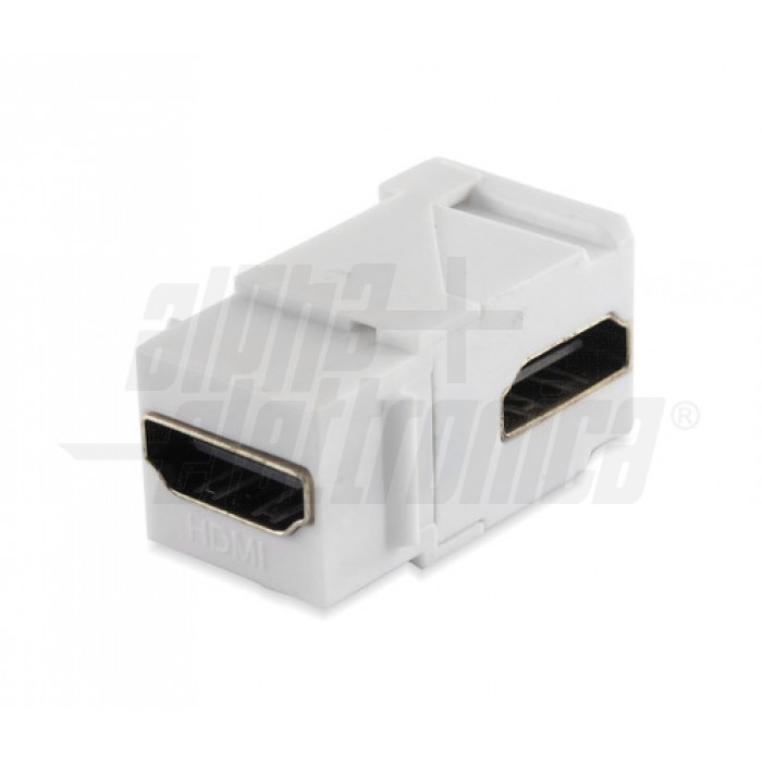 KEYSTONE HDMI PRESA/PRESA ANGOLO BIANCO - ALP 96-126