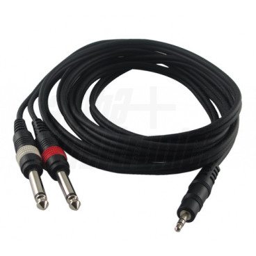 CAVO SP.JACK3.5 ST-2XSP.JACK6.3 MONO 3M - ALP 11-3-013/3B