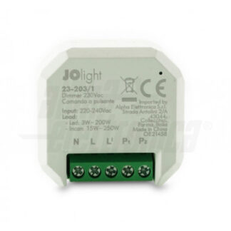 DIMMER 240VAC CON MORS.PULSANTE MEMORY - ALP 23-203/1
