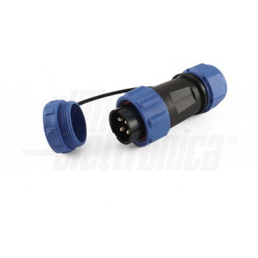 CONNETTORE CIRC.IP68 SP21 SPINA 4P30A - ALP 44-56