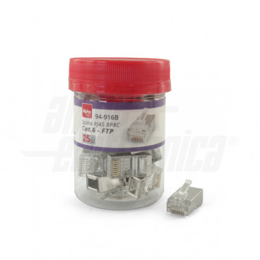 SPINA RJ45 8P8C CAT.6 FTP FLEXSOLID 50U - ALP 94-916B