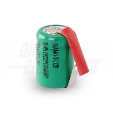 BATT.1/3AAA NI-MH 1.2V 120MA CONT.A SALD - ALP BMAAA1-3-L120