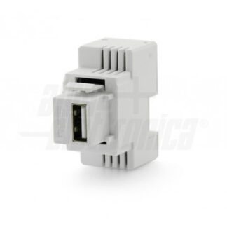 CARICAT. KEYSTONE USB 5V 3A -BIANCO - ALP KD540W