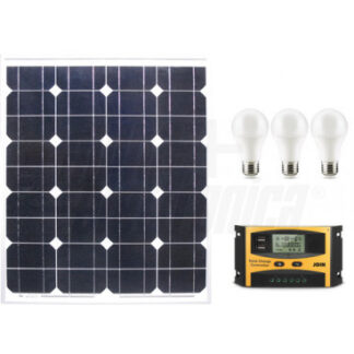 KIT FOTOV. 50W 12V CON REGLAMNO BATT. - ALP KIT50-SB