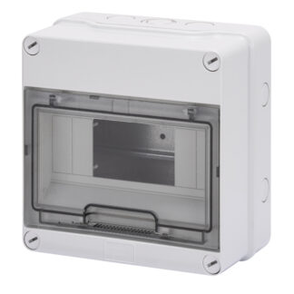 centralino - pareti con centrini di foratura - predisposto per alloggiamento morsettiere - 8m ip55 - GEW GW40003
