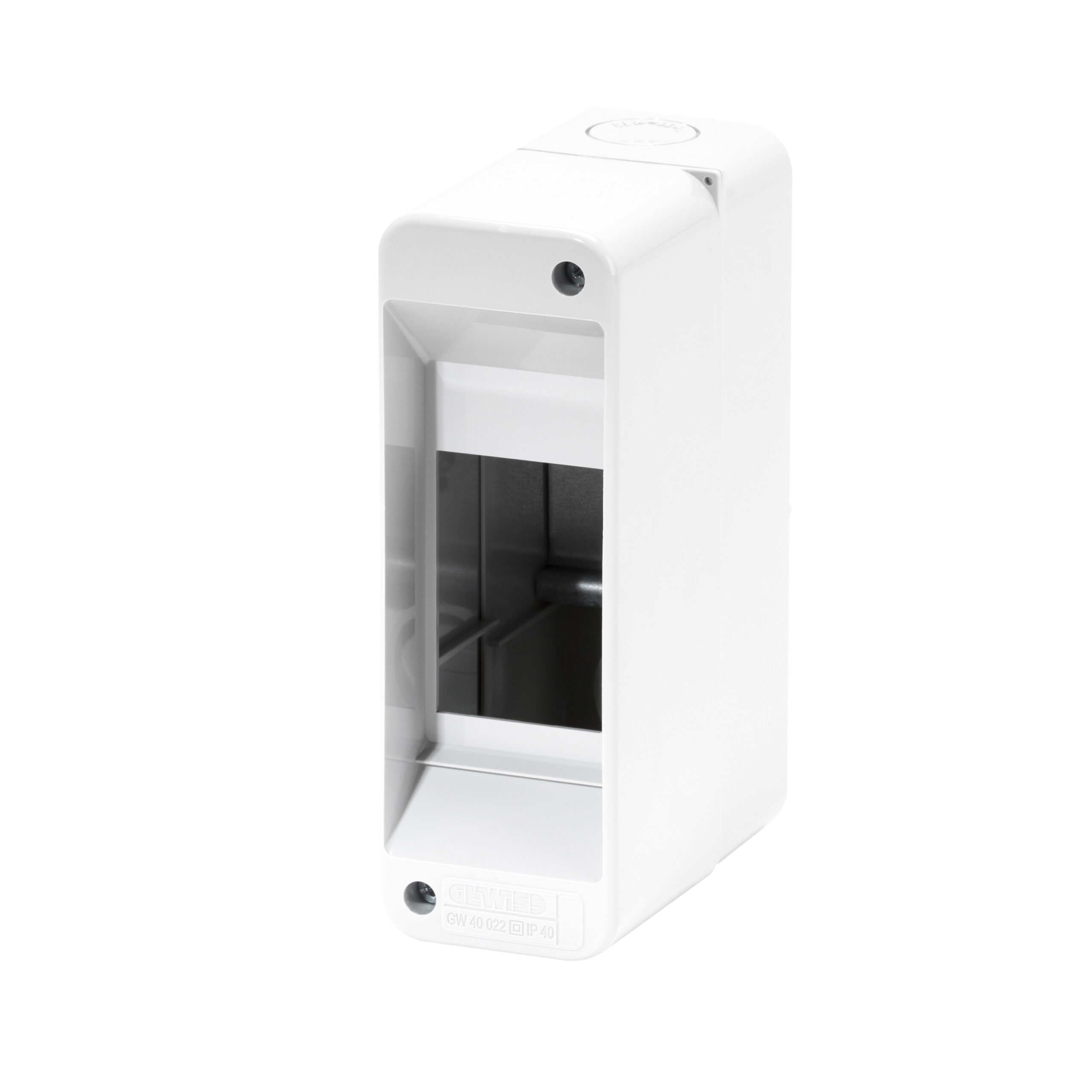 centralino protetto senza porta - pareti con centrini di foratura - predisposto per alloggiamento morsettiere - 2m ip40 - GEW GW40022