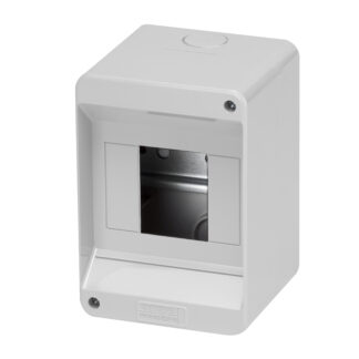 centralino predisposto per alloggiamento morsettiere con pareti con centrini di foratura - 4 moduli - ip40 - GEW GW40023