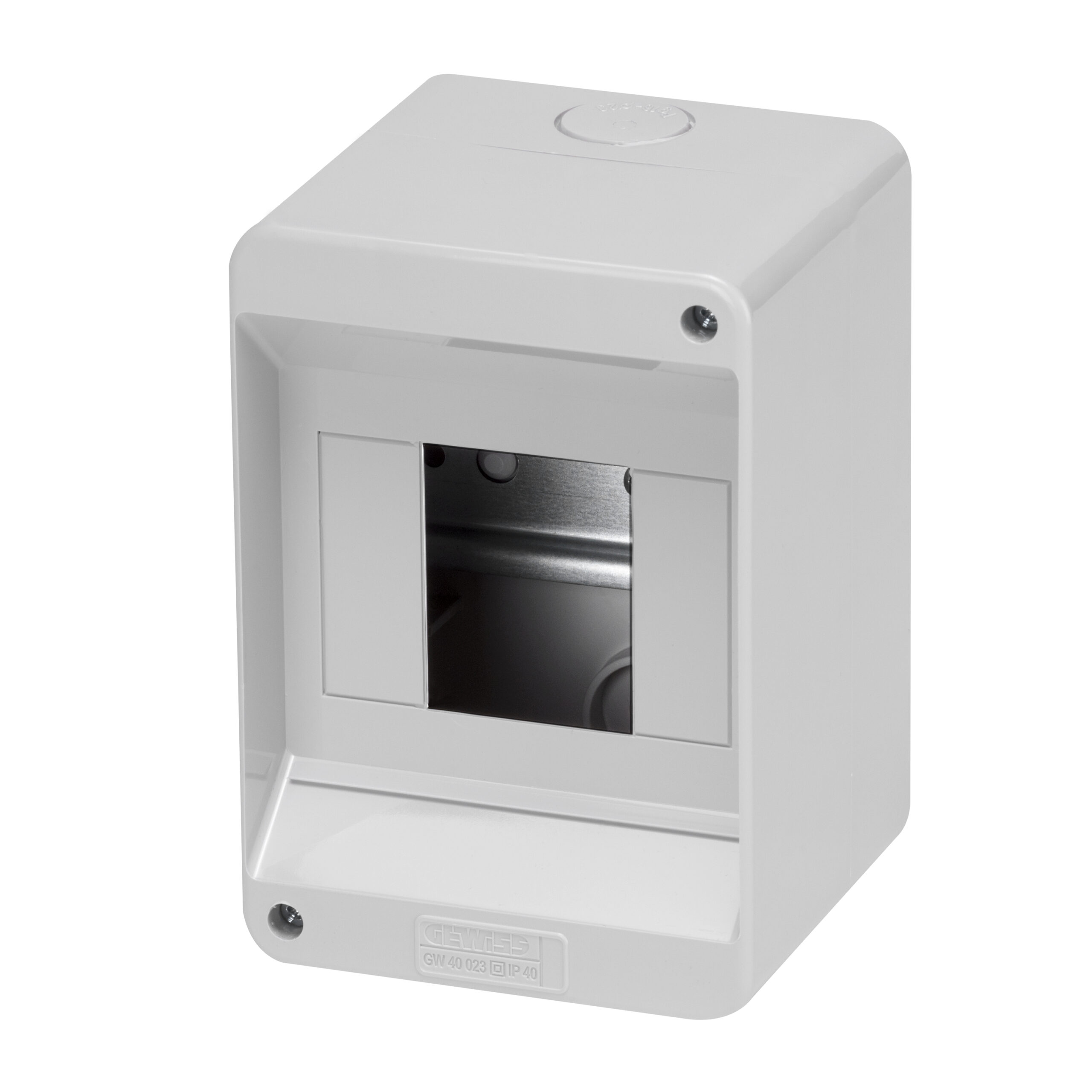 centralino predisposto per alloggiamento morsettiere con pareti con centrini di foratura - 4 moduli - ip40 - GEW GW40023