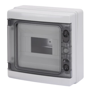 centralino con pareti lisce - predisposto per alloggiamento morsettiere - 8m ip65 - GEW GW40102