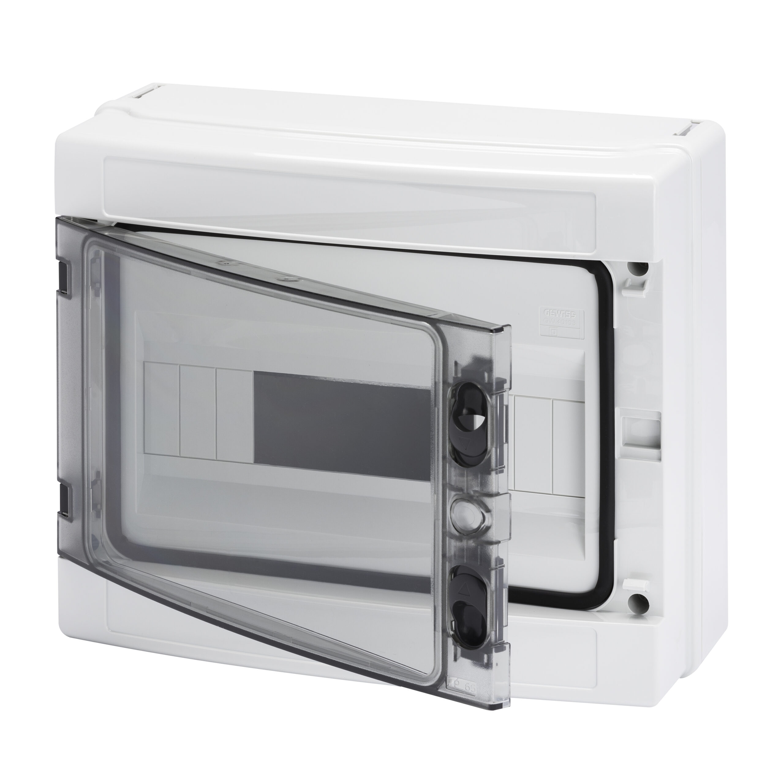 centralino con pareti lisce - predisposto per alloggiamento morsettiere - 12m ip65 - GEW GW40103
