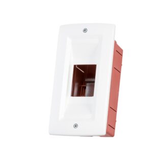 centralino protetto - da incasso - 2 moduli ip40 - GEW GW40601