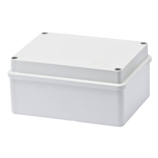 cassetta di derivazione con coperchio basso a vite - ip56 - dimensioni interne 150x110x70 - pareti lisce - grigio ral 7035 - GEW GW44206