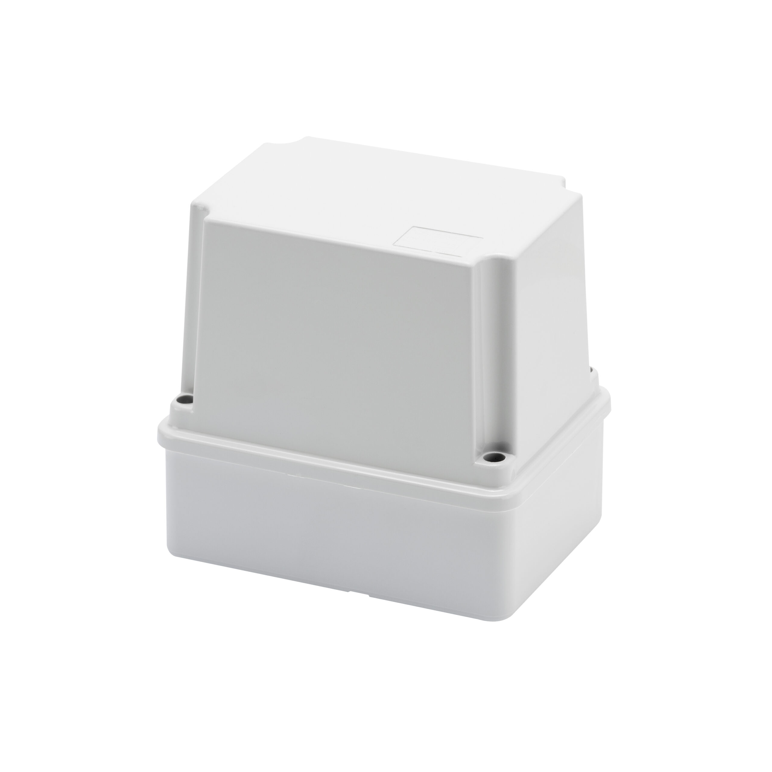 cassetta di derivazione con coperchio alto a vite - ip56 - dimensioni interne 150x110 x140 - pareti lisce - grigio ral 7035 - GEW GW44216