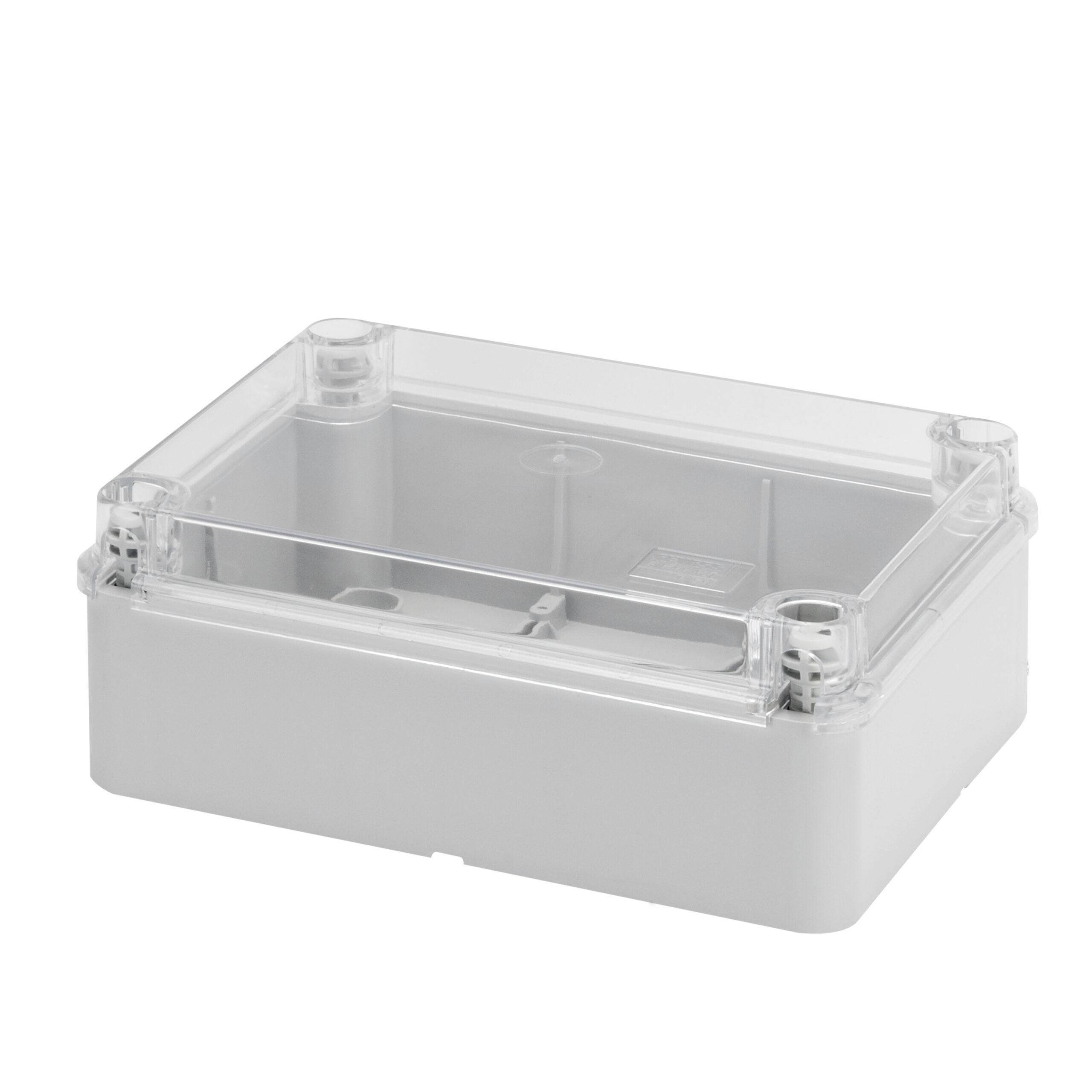 cassetta di derivazione e per apparecchiature elettriche ed elettroniche-coperchio basso trasparente-ip56-dimensioni interne 190x140x70-pareti lisce - GEW GW44427