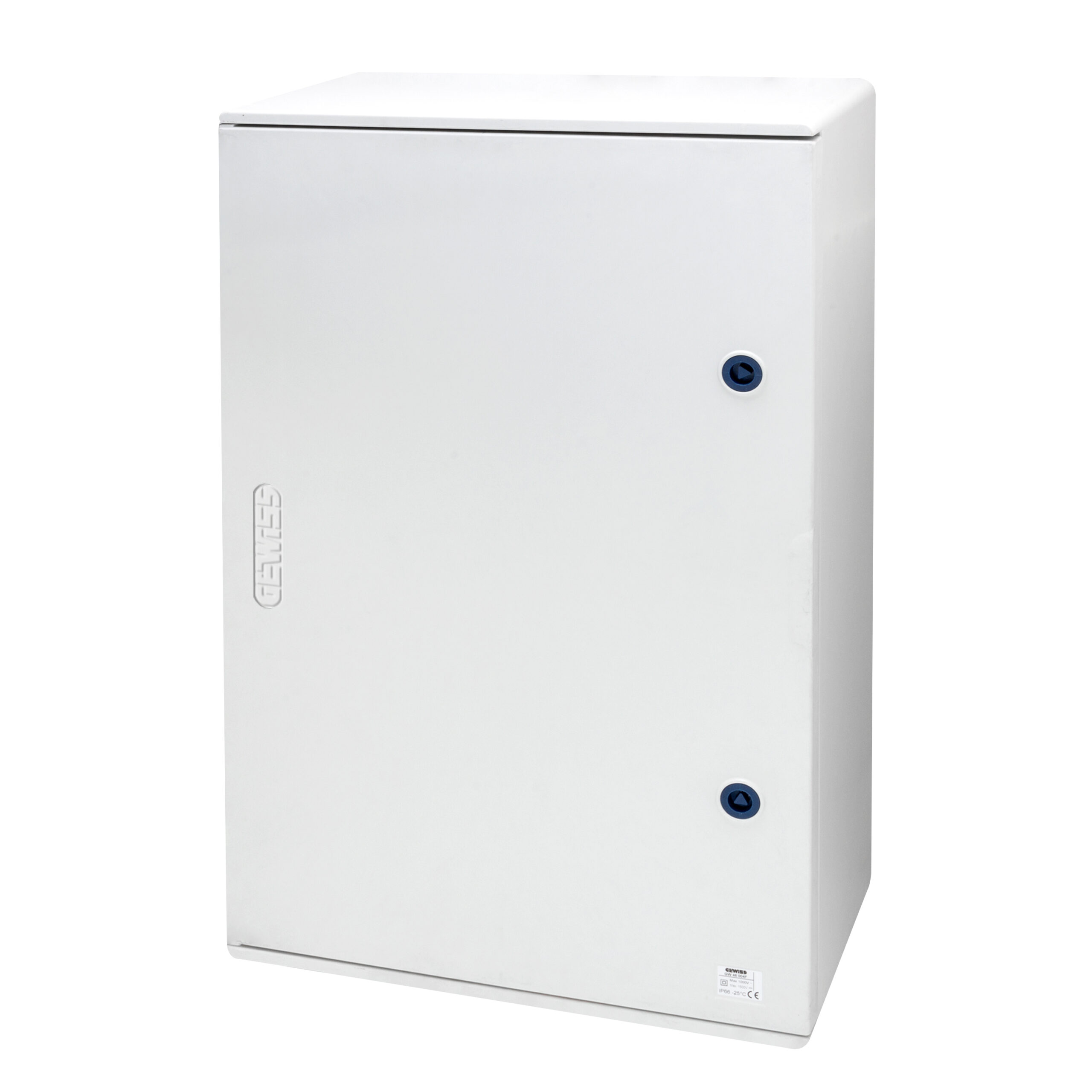 quadro poliestere porta cieca munita di serratura - 800x1060x350 - ip66 - grigio ral 7035 - GEW GW46007F