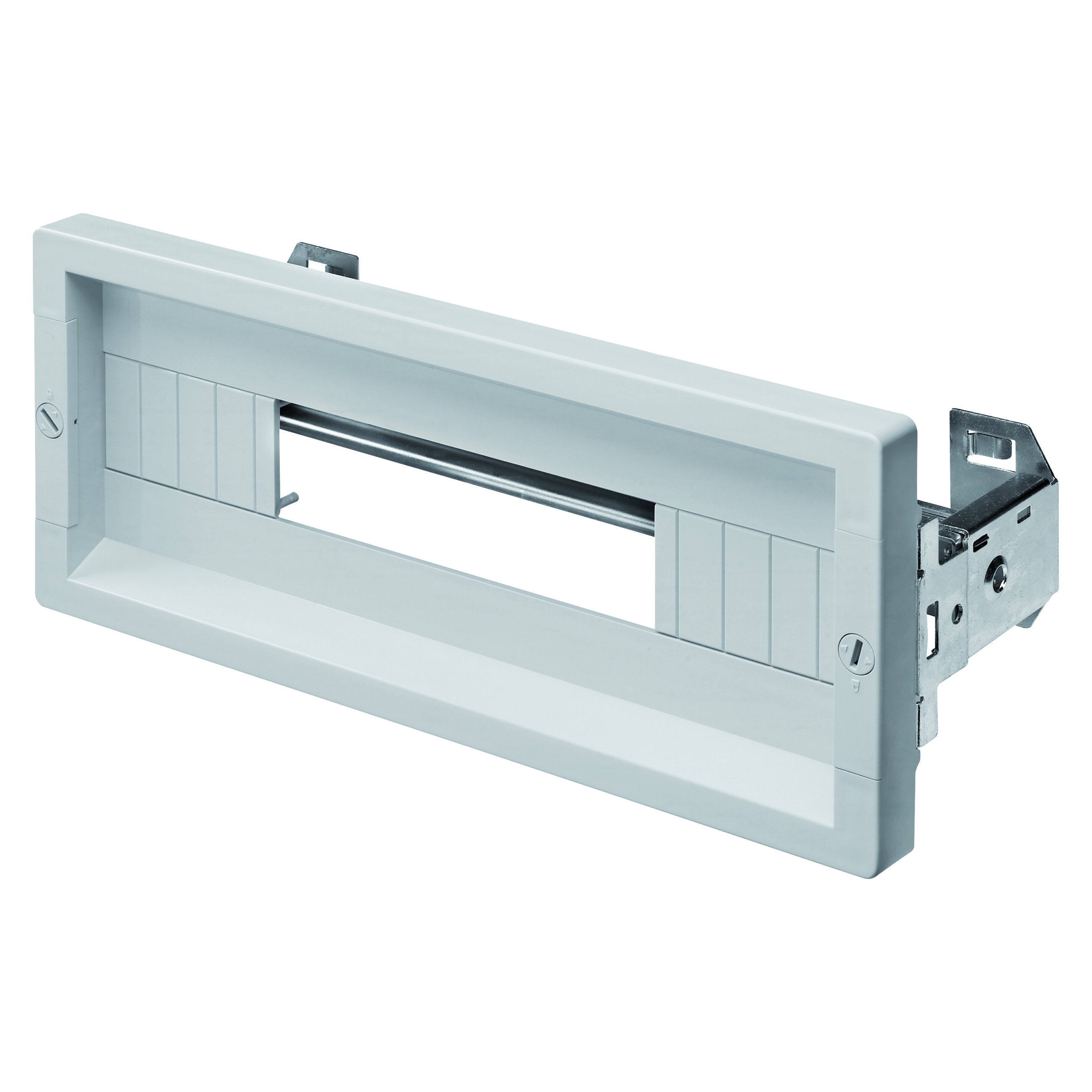 pannello finestrato - fast and easy - altezza 1 modulo - 12 moduli - grigio ral7035 - GEW GW46420F