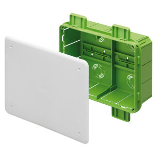 cassetta di derivazione e connessione - da incasso - green wall - dimensioni 392x152x75 - GEW GW48008PM