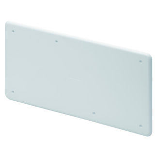 coperchio basso antiurto ad alta resistenza - per cassette pt/pt din e pt din green wall - 294x152 - ip40 - bianco ral9016 - GEW GW48018