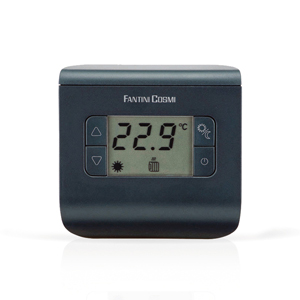TERMOSTATO AMBIENTE DIGITALE ANTRACITE 3 - FAN CH112