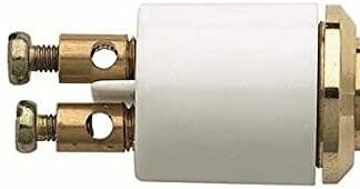 PULSANTE PER PULSANTIERA IN OTTONE LUCIDO - CAL P60